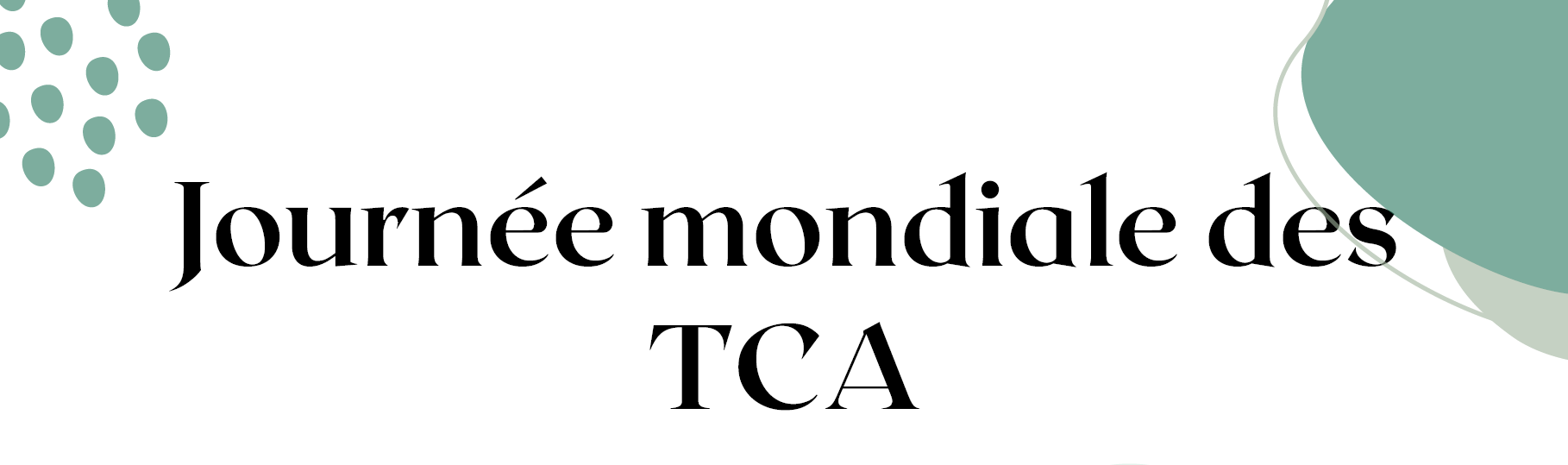 Journée mondiale des TCA stand d