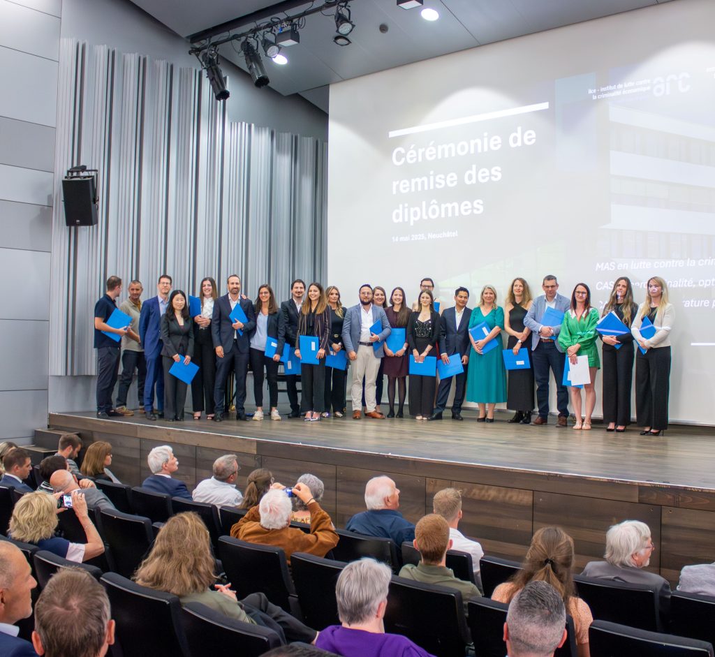 Remise de diplômes MAS en Lutte contre la criminalité économique du 14.05.2025